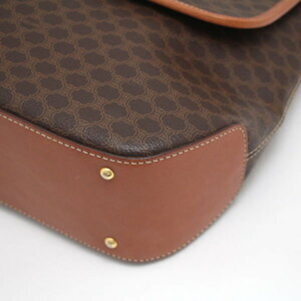 Celine Macadam Handbag Shoulder Bag Leather Brown - Picture 4 of 6